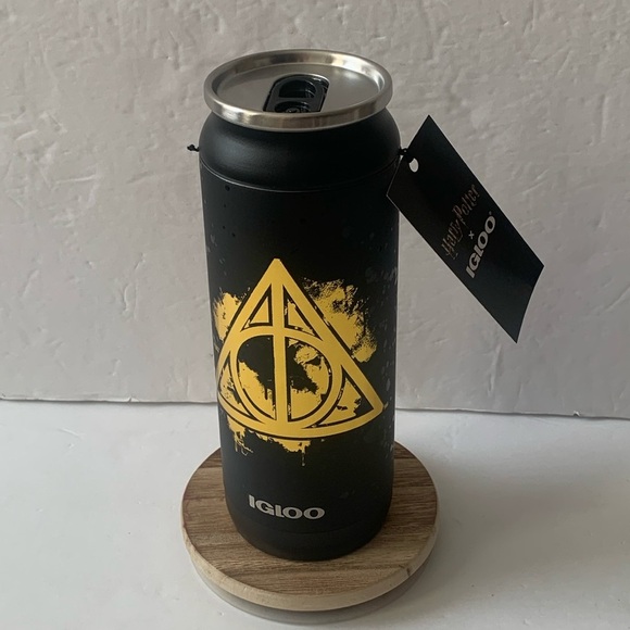 Harry Potter 16 oz Tumbler Igloo Can Dark Arts Symbols New - Picture 1 of 6
